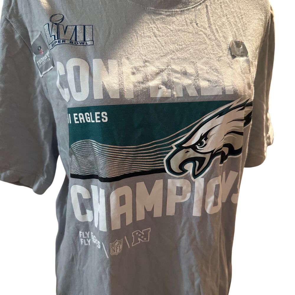 Nike Philadelphia Eagles NFC Conference Champions Tee, Super Bowl, Large, NWT - Picture 3 of 6